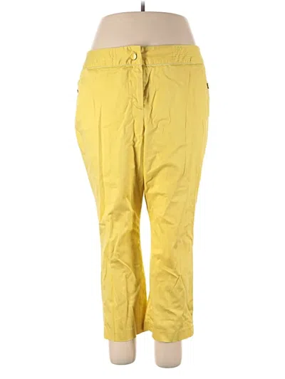Pre-owned Chadwicks Casual Pants In Yellow