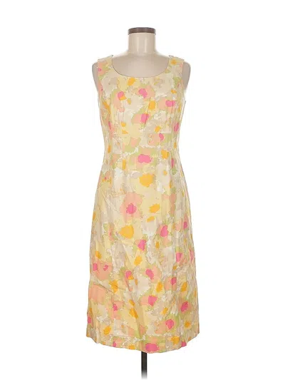 Pre-owned Chadwicks Cocktail Dress In Yellow