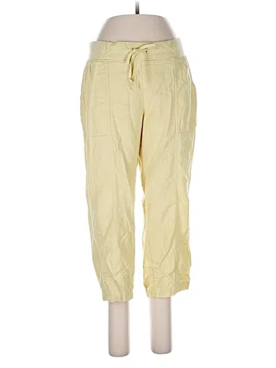 Pre-owned Chadwicks Linen Pants In Yellow