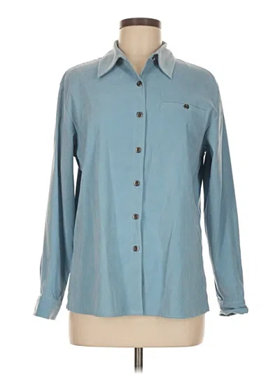 Pre-owned Chadwicks Long Sleeve Blouse In Blue
