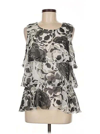 Pre-owned Chadwicks Sleeveless Blouse In Gray