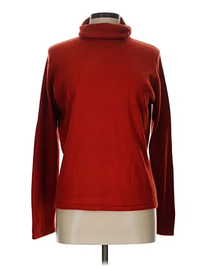 Pre-owned Chadwicks Turtleneck Sweater In Red