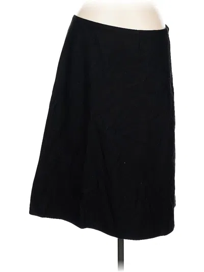 Pre-owned Chadwicks Wool Skirt In Black