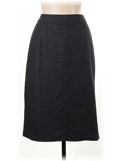 Pre-owned Chadwicks Wool Skirt In Gray