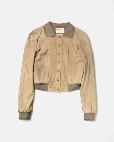 Pre-owned Chalayan - Ss04 Suede Jacket In Brown