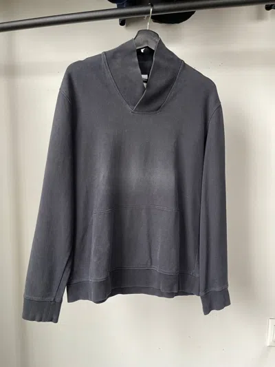 Pre-owned Chalayan Aw2004 “anthropology Of Solitude” Shawl Crewneck In Black
