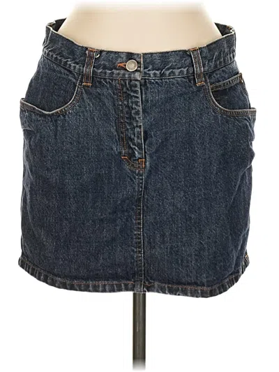 Pre-owned Chalayan Denim Skirt In Blue