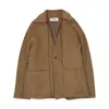 Chalayan Fold Through Camel Blazer In Brown