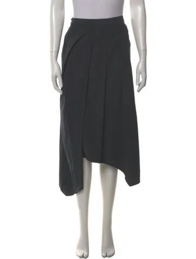 Pre-owned Chalayan Midi Length Skirt In Gray