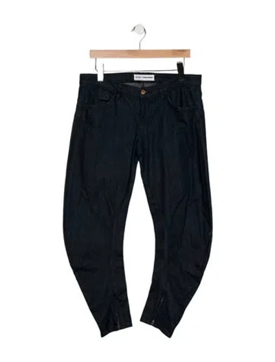 Pre-owned Chalayan Mid-rise Straight Leg Jeans In Blue