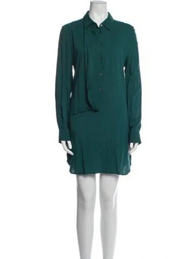 Pre-owned Chalayan Mini Dress In Green