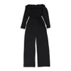 Chalayan Off Shoulder Black Jumpsuit In Black