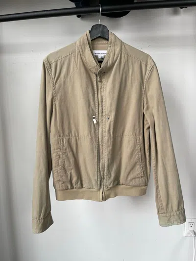 Pre-owned Chalayan Ss2006 “touch Wood” Double Layered Café Racer Jacket In Brown