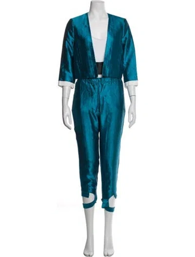 Pre-owned Chalayan Vintage 2000's Pantsuit In Blue