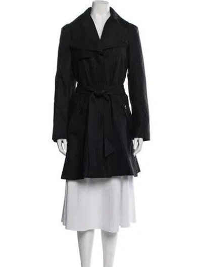 Pre-owned Chalayan Vintage 2000's Trench Coat In Blue