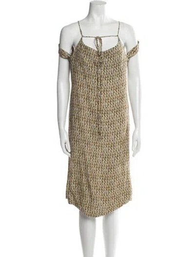 Pre-owned Chalayan Vintage Midi Length Dress In Yellow