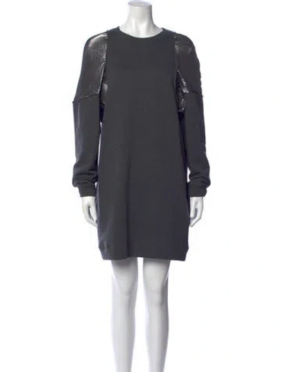 Pre-owned Chalayan Vintage Mini Dress In Grey
