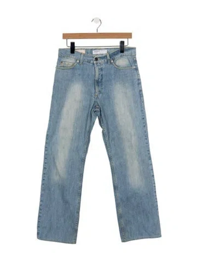 Pre-owned Chalayan Vintage Straight Leg Jeans In Blue