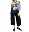 Chalet Et Ceci Andrina Straight Relaxed Pants In Navy In Blue