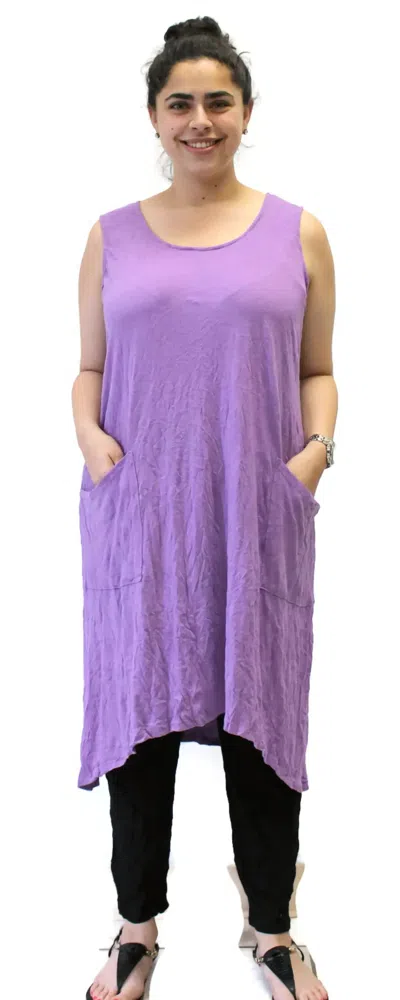 Chalet Et Ceci Candence Crinkle Top In Plum In Purple