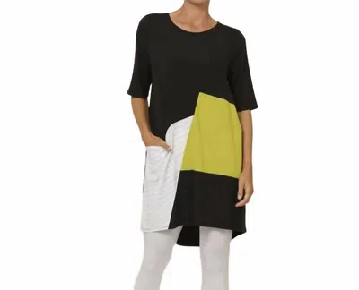 Chalet Et Ceci Fallon Tunic In Black Lime