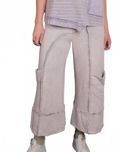 Chalet Et Ceci Hilly Pant In Stone In Purple