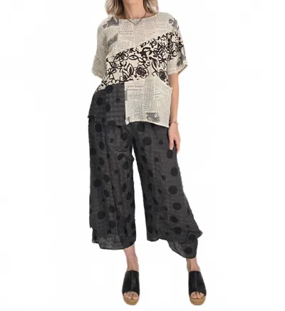 Chalet Et Ceci Julieta Pant In Black In Gray