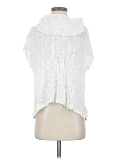 Pre-owned Chalet Et Ceci Poncho In White