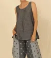 Chalet Et Ceci Ryan Tank Top In Shadow In Multi
