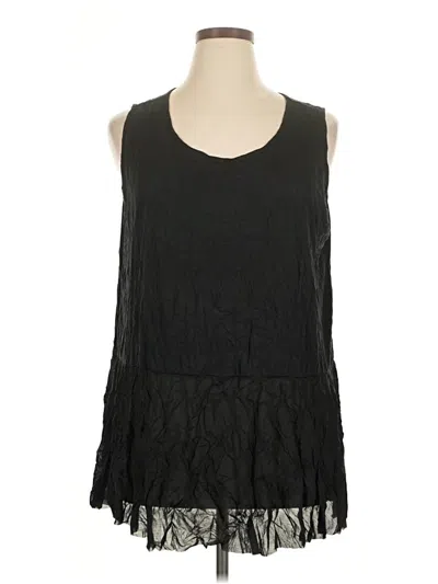 Pre-owned Chalet Et Ceci Sleeveless Blouse In Black