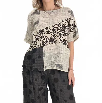 Chalet Et Ceci Tia Top In Black/ Beige