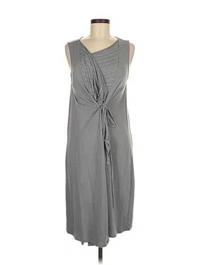 Pre-owned Chalet Sleeveless Top Gray Plunge Neckline Tops
