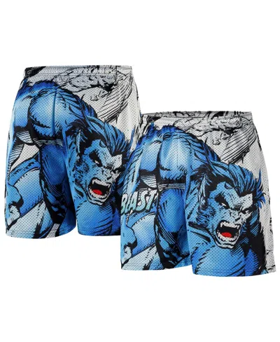 Chalk Line Men's Blue X-men Beast Retro Shorts In Blue,white