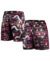 Chalk Line Men's  Black Spongebob Squarepants Culture Shock Retro Shorts In Black