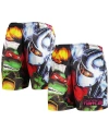 Chalk Line Men's  Black Teenage Mutant Ninja Turtles Eastman & Laird 1984 Cover Retro Shorts In Black