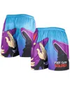 Chalk Line Men's  Blue Teenage Mutant Ninja Turtles Foot Soldier Shorts In Blue