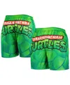 Chalk Line Men's  Green Teenage Mutant Ninja Turtles Logo Retro Shorts In Green