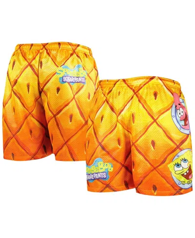 Chalk Line Men's  Orange Spongebob Squarepants Shorts