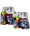 Chalk Line Men's Red X-men Colossus Retro Shorts In White