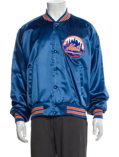 Pre-owned Chalk Line Striped Varsity Jacket In Blue