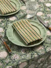 Chamois Block-printed Cotton Napkins (set Of 4)