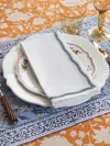 Chamois Embroidered Linen Napkins (set Of 4)