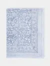 Chamois Margerita Block-printed Linen Rectangular Tablecloth (106.5in/2.7m)