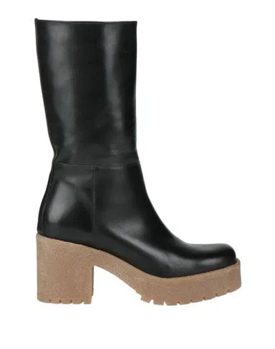 Champ De Fleurs® Champ De Fleurs Woman Boot Black Size 10 Leather