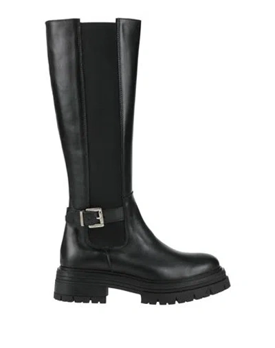 Champ De Fleurs® Champ De Fleurs Woman Boot Black Size 6 Calfskin