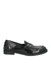 Champ De Fleurs® Champ De Fleurs Woman Loafers Black Size 8 Leather