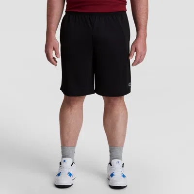 Champion 10" Moisture Wicking, Sport Shorts - Big & Tall In Black