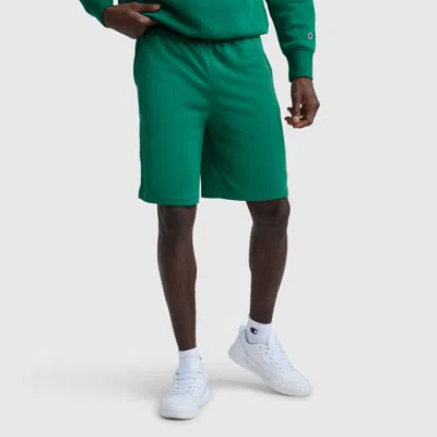 Champion 10" Moisture Wicking, Sport Shorts In Green