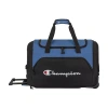 Champion 22" Rolling Duffel Bag In Blue