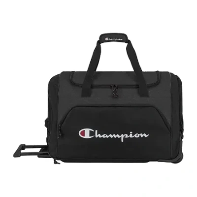 Champion 28" Rolling Duffel Bag In Black